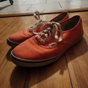Womens size 8 vans salmon pink sneakers